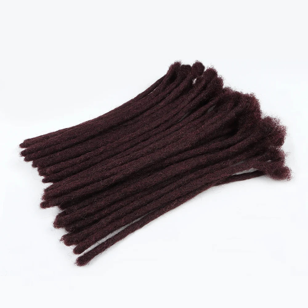 99J Color Vast Crochet Hair Dreadlocks Locs Braiding Hair Extensions100% Human Hair Dreadlock 20 Locs
