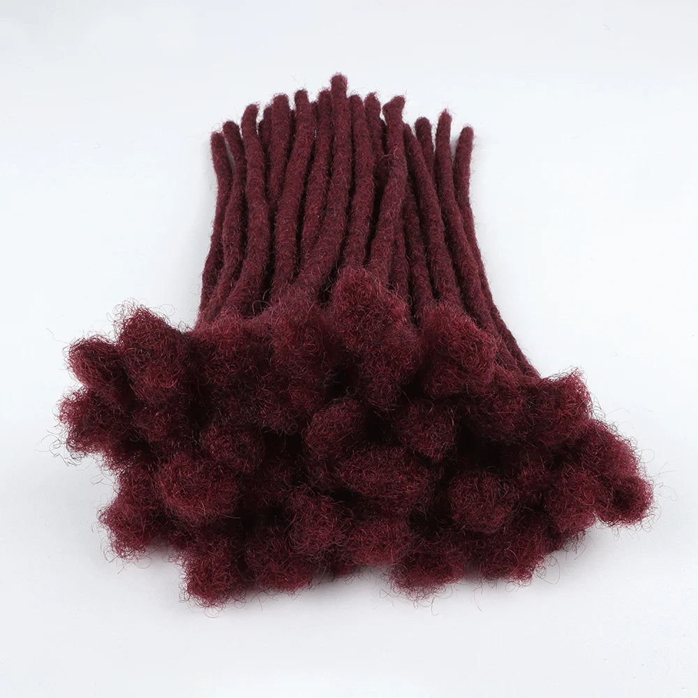 Bug Color Vast Crochet Hair Dreadlocks Locs Braiding Hair Extensions 100% Human Hair Dreadlock 20 Locs