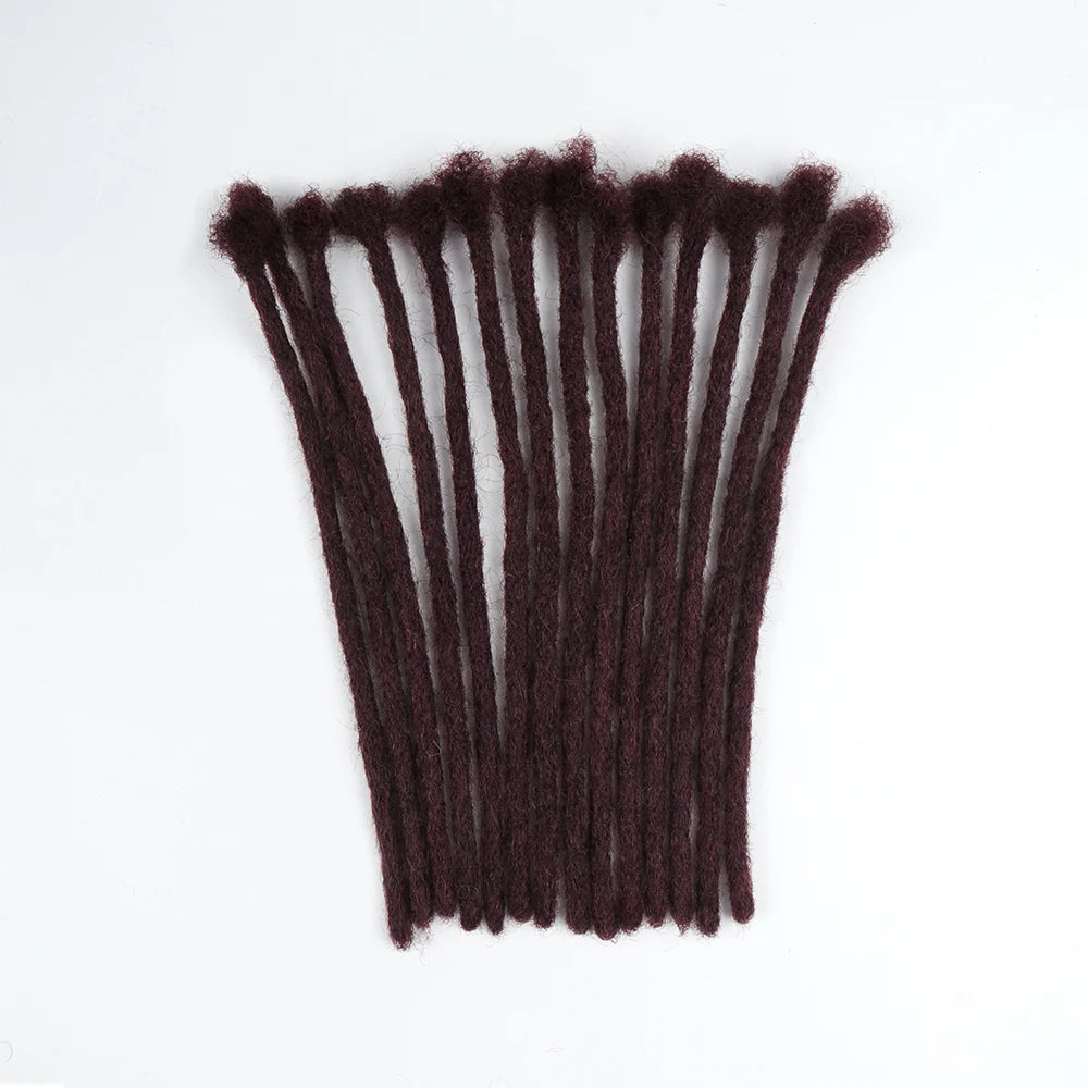 99J Color Vast Crochet Hair Dreadlocks Locs Braiding Hair Extensions100% Human Hair Dreadlock 20 Locs