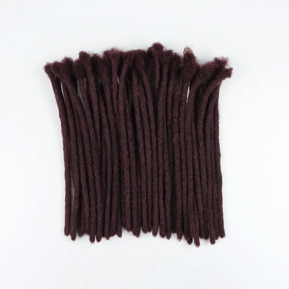 99J Color Vast Crochet Hair Dreadlocks Locs Braiding Hair Extensions100% Human Hair Dreadlock 20 Locs