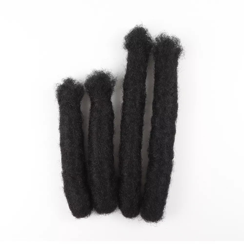 Locsoflove Handmade 3cm/4cm Human Hair Wick Locs Dreadlocks Freadlocks Extension Wholesale Factory Price