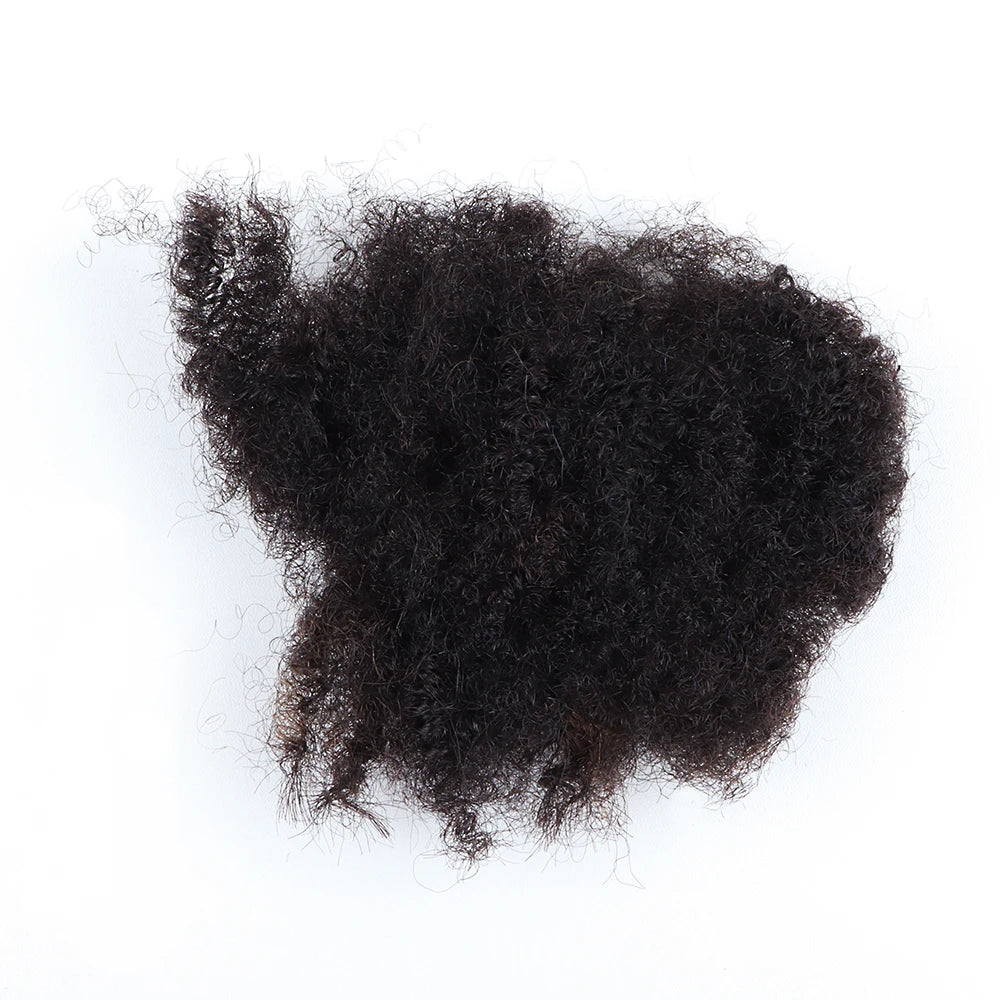 Vast Wholesale Tight Afro Kinky Hair Bulk 100% Human For DreadLocks Off Black 8 inch