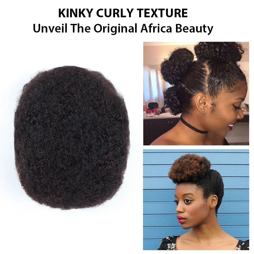 AHVAST Cheap Afro Kinky Hair Bulk Dread LOCS Extensions Dread Hair Extensionsr Braid Hair free shipping Natural black color