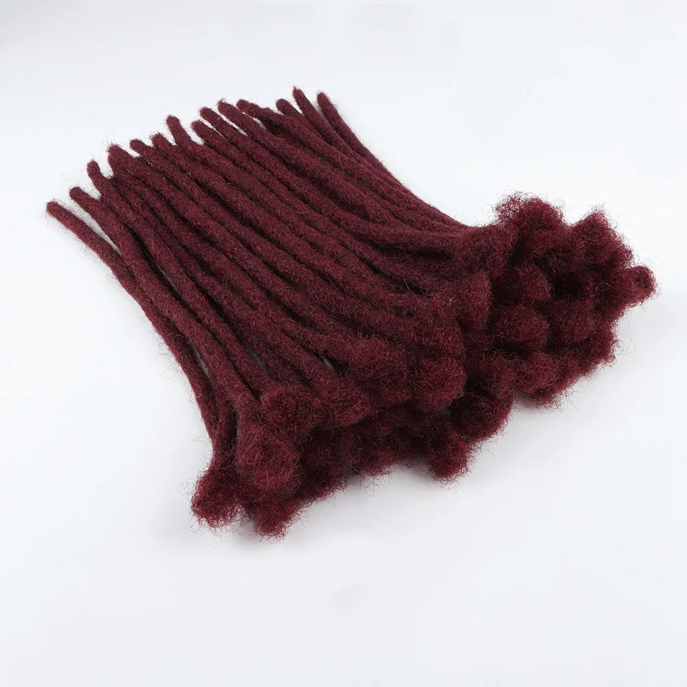 Bug Color Vast Crochet Hair Dreadlocks Locs Braiding Hair Extensions 100% Human Hair Dreadlock 20 Locs