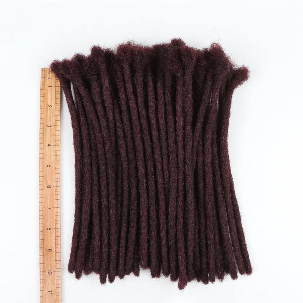 99J Color Vast Crochet Hair Dreadlocks Locs Braiding Hair Extensions100% Human Hair Dreadlock 20 Locs