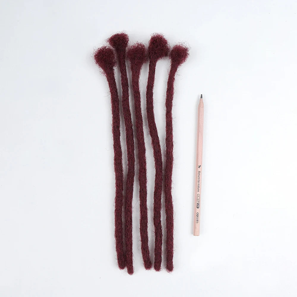 Bug Color Vast Crochet Hair Dreadlocks Locs Braiding Hair Extensions 100% Human Hair Dreadlock 20 Locs