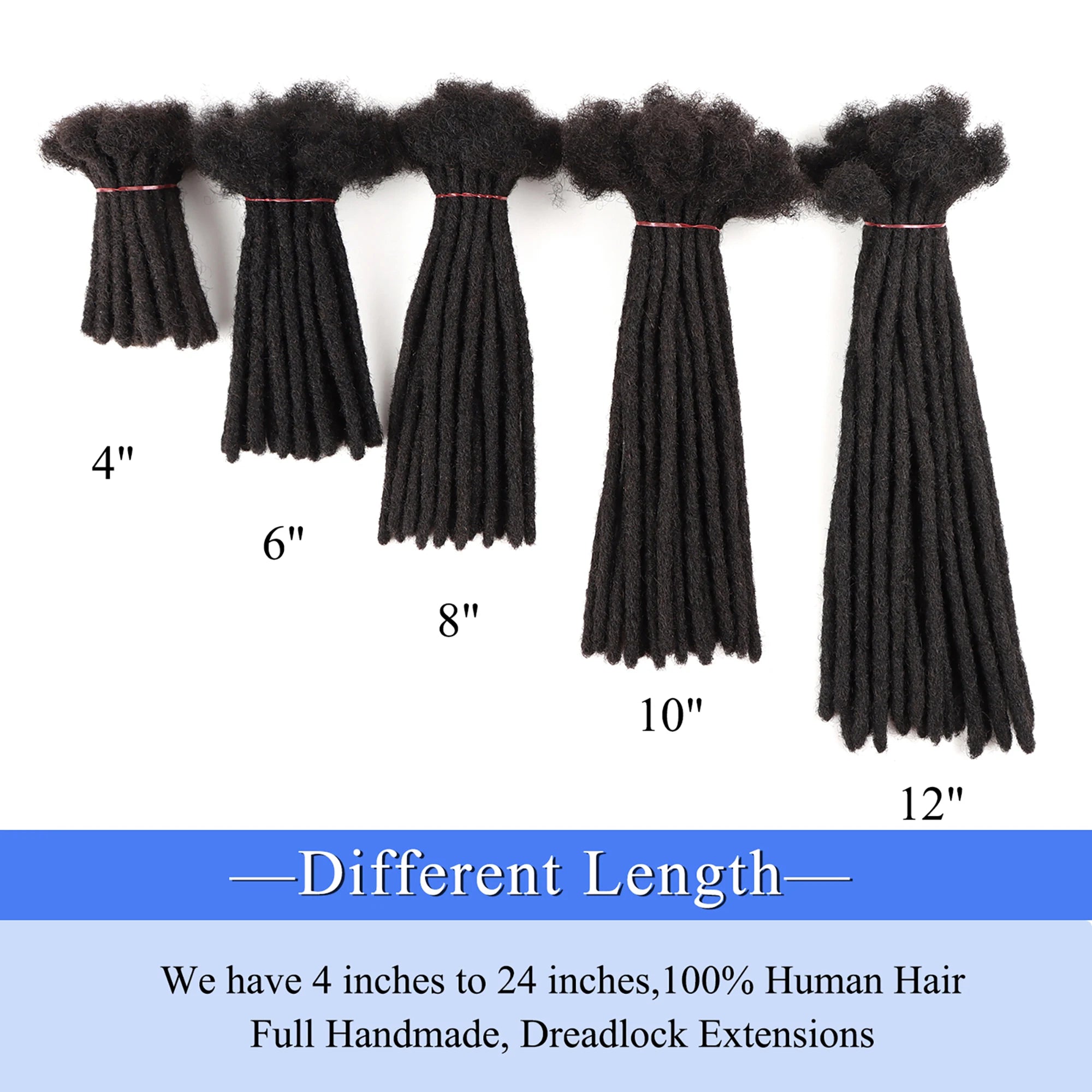 VAST 613 color dreadlocks extensions human hair handmade loc extension human hair dread locks hair extensions