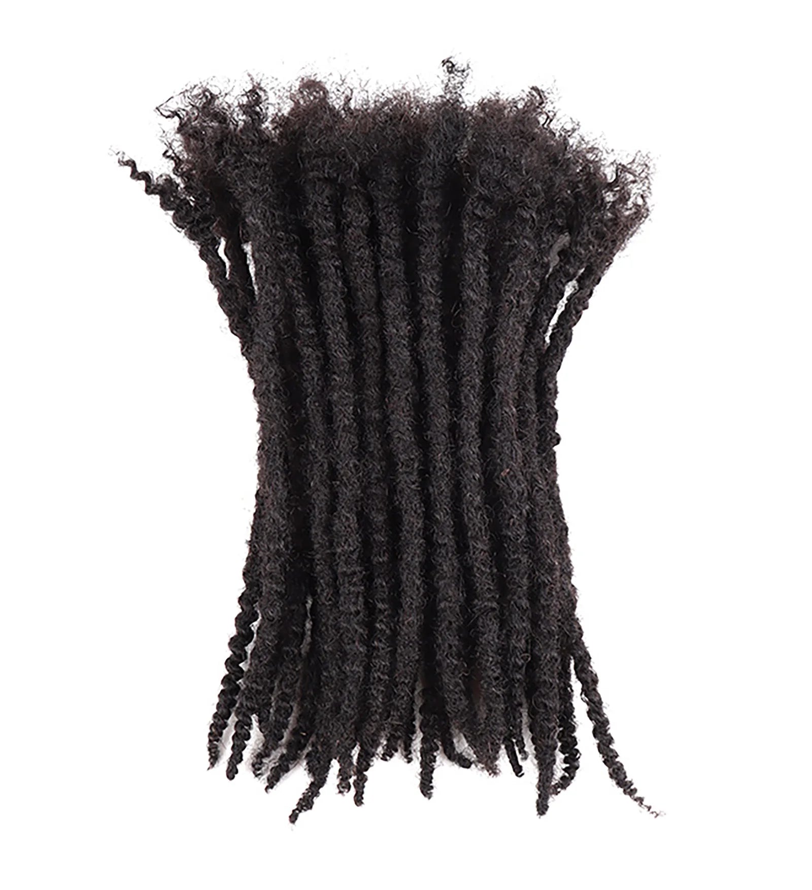 AHVAST Textured Locs 8-30inch 0.4 0.6 and 0.8 Thickness Options 100% Real Human Hair Dreadlock Extensions for Man/Women Handmade