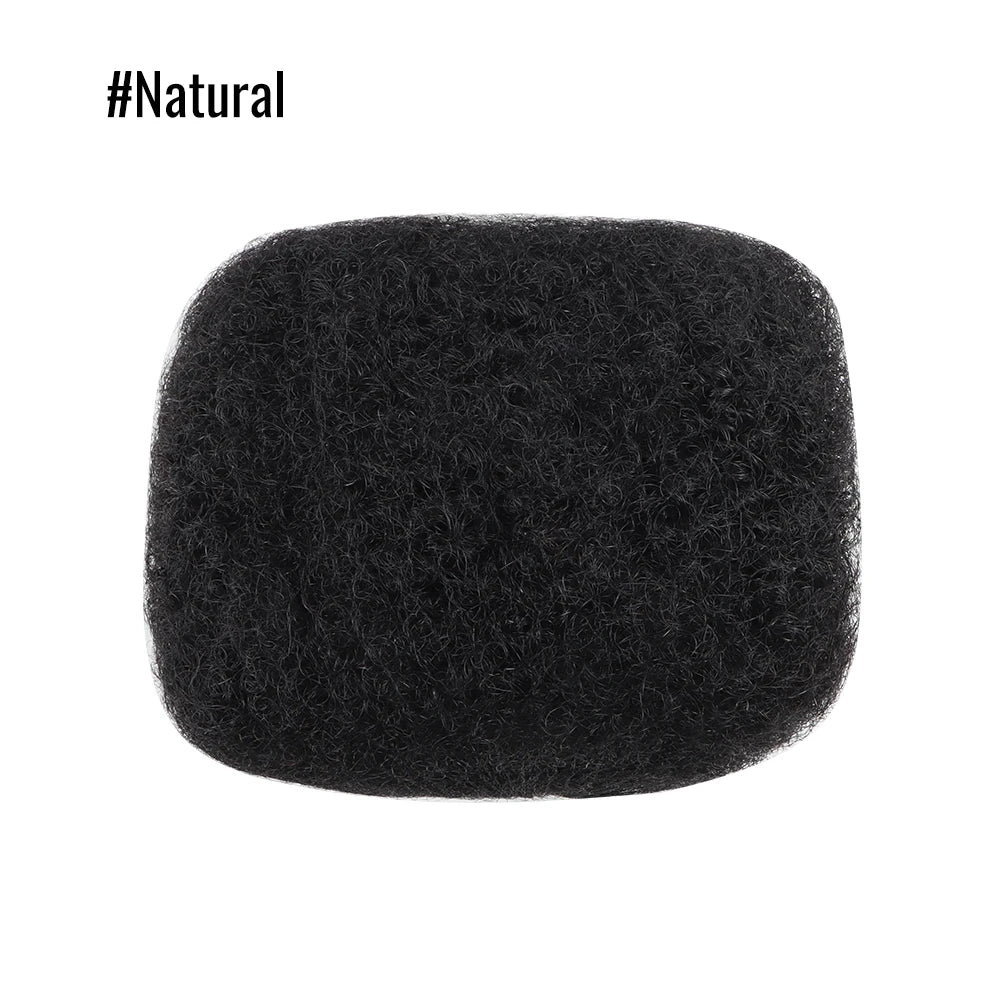 AHVAST Wholesale Tight Afro Kinky Hair Bulk 100% Human Hiar For Crochet DreadLocks Of Black 8 inch Repair Locs