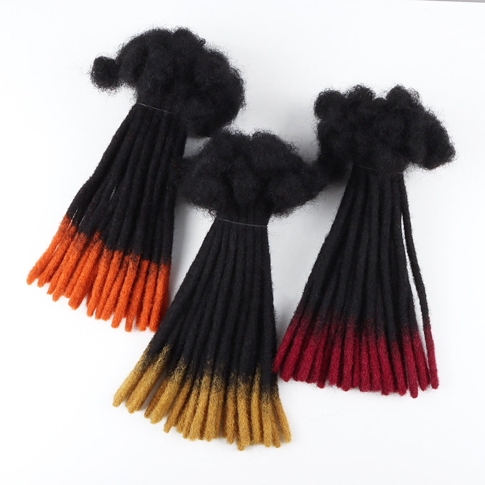 20/40/60 Strands Ombre Color 100% Soft Natural Afro Kinky Human Hair