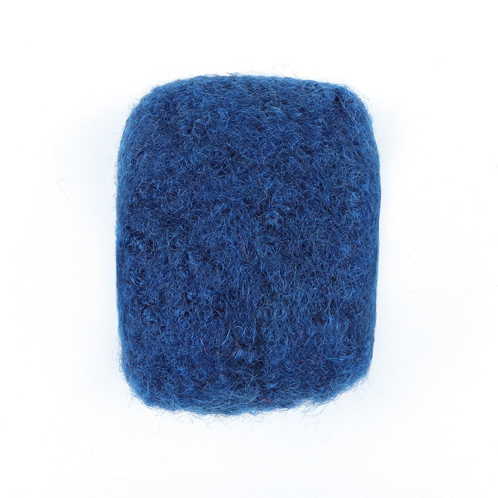 8 Inch Afro Kinky Human Hair Bulk 100% Human Hair | Blue