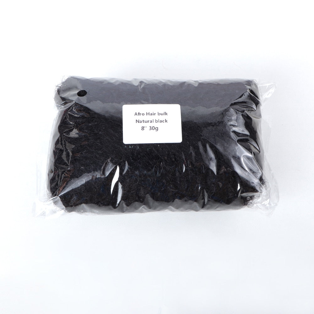 Afro Kinky Bulk Human Hair for Dreadlock Extensions