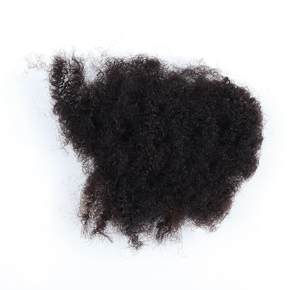 Vast Wholesale Tight Afro Kinky Hair Bulk 100% Human  For DreadLocks Off Black  8 inch