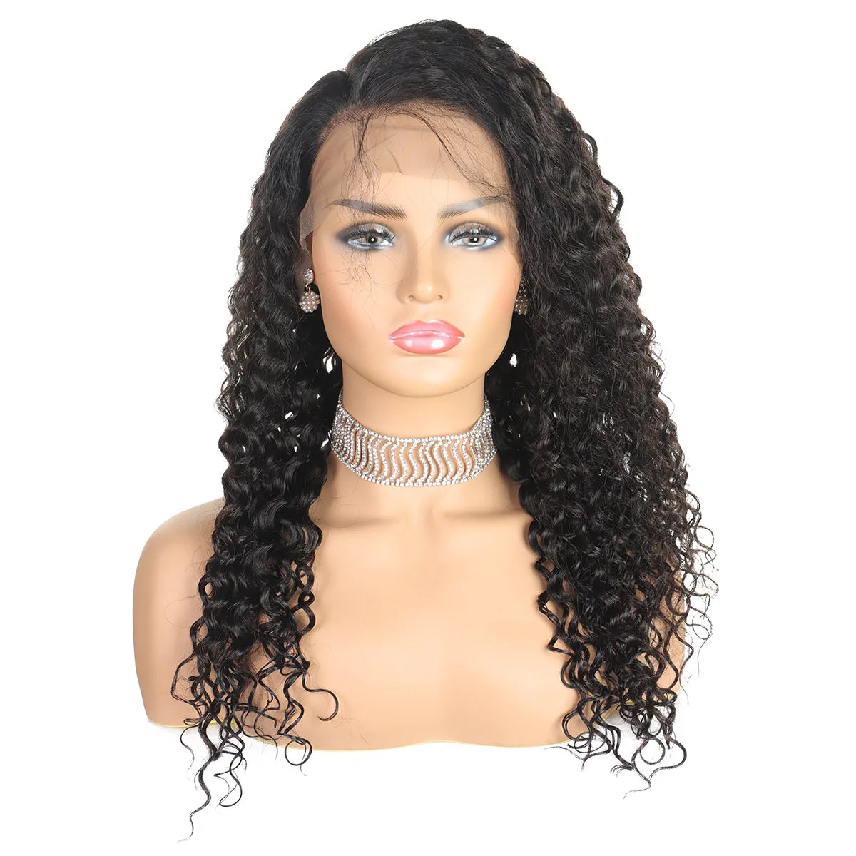 VAST Brazilian Transparent HD Lace Front Wigs Water Deep Wave Indian Virgin Pre-plucked Human Hair Wigs Yexin For Black Women