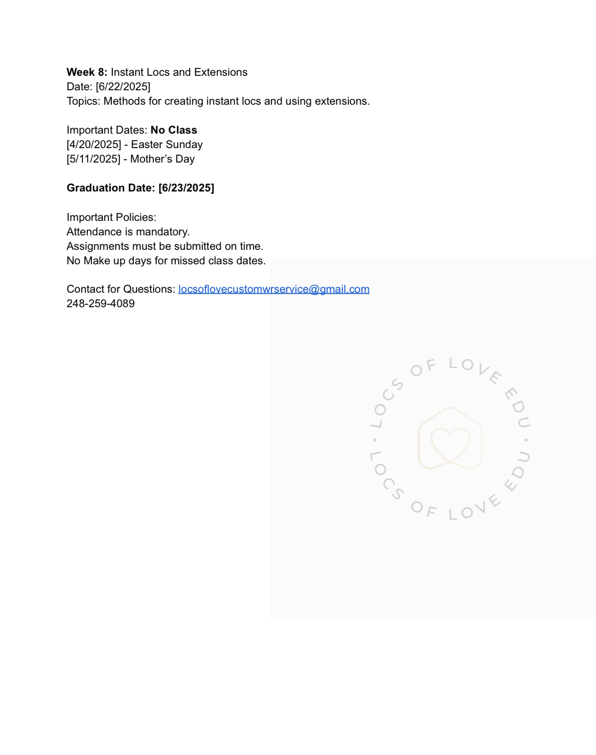 The LOL Experience Course Cohort 6 (Early Bird Special)