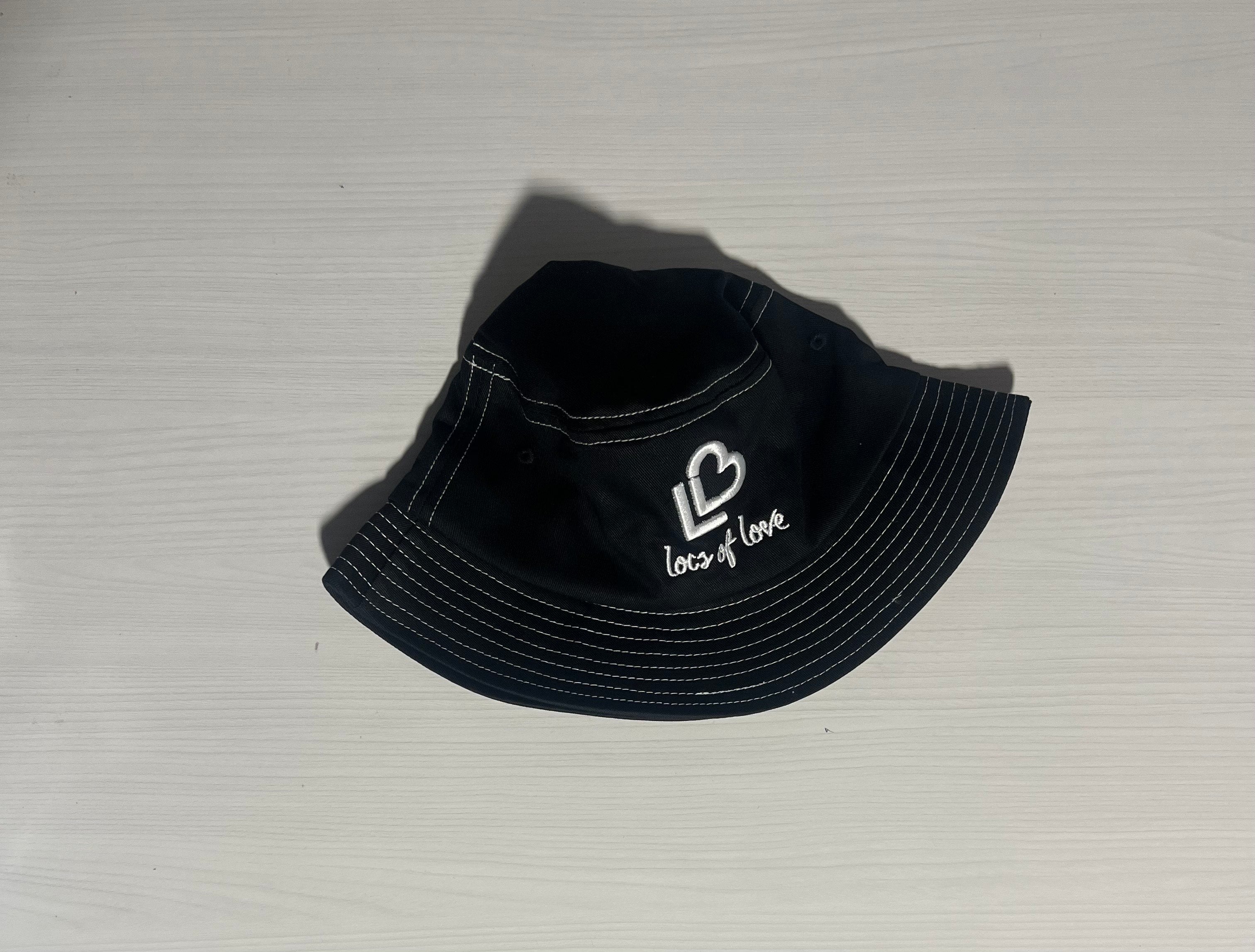 Bucket Hat (White Stitching)