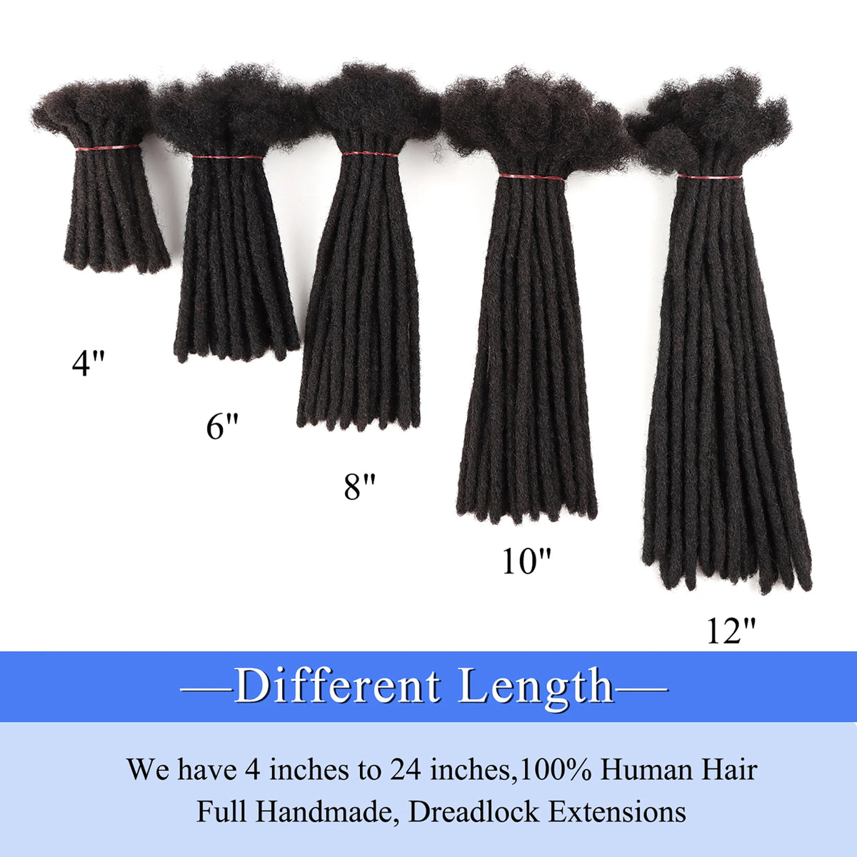 VAST 613 color dreadlocks extensions human hair handmade loc extension human hair dread locks hair extensions