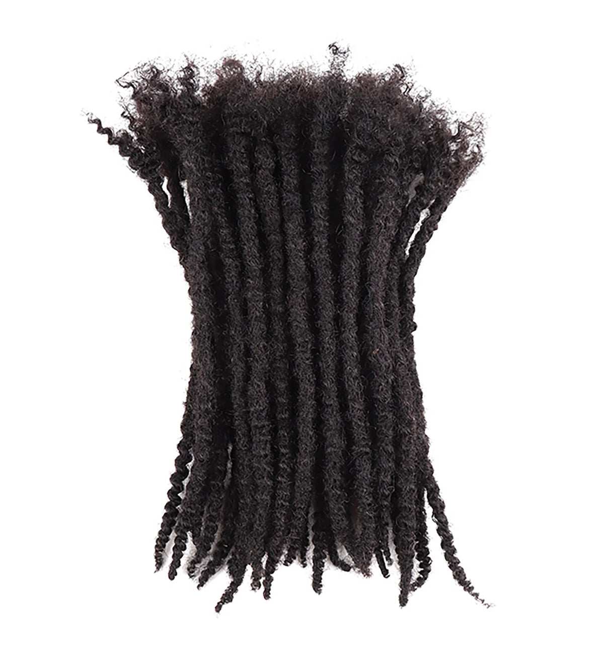 AHVAST Textured Locs 8-30inch 0.4 0.6 and 0.8 Thickness Options 100% Real Human Hair Dreadlock Extensions for Man/Women Handmade
