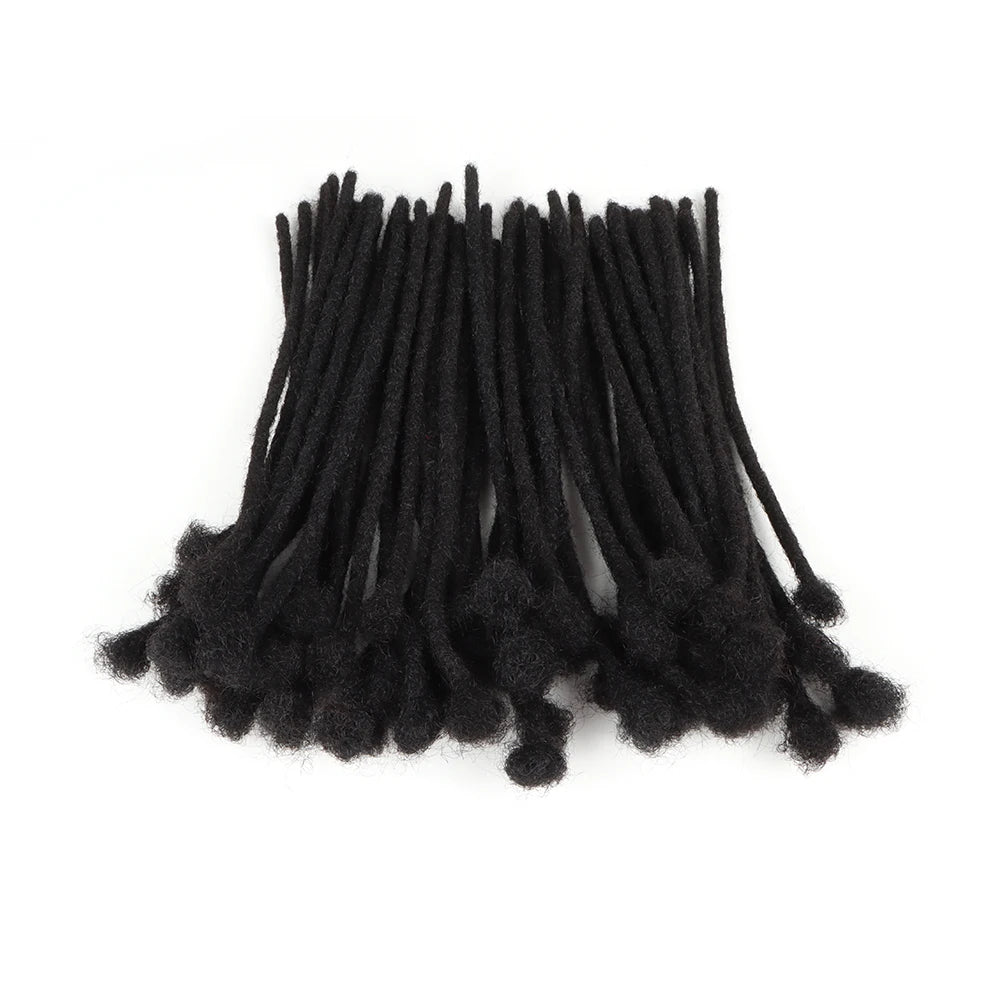 AHVast  100% Handmade Human Hair Locs Dreadlocks Extentions Afro Kinky Curly Hair Wholesale
