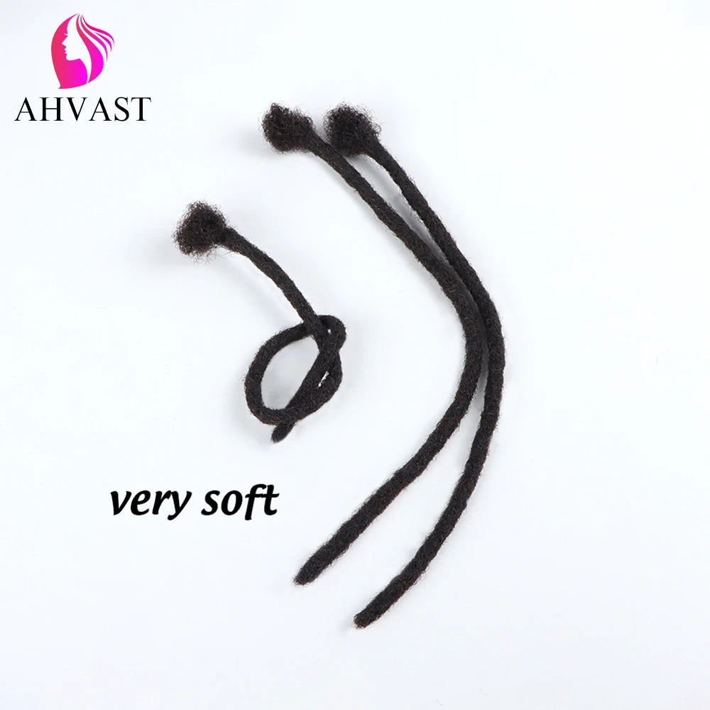 AHVAST Wholesale Cheap Dreads Afro Kinky Loc Extensions Human Hair Dreadlocks Extension 100% Real Human Hair For Men/Women