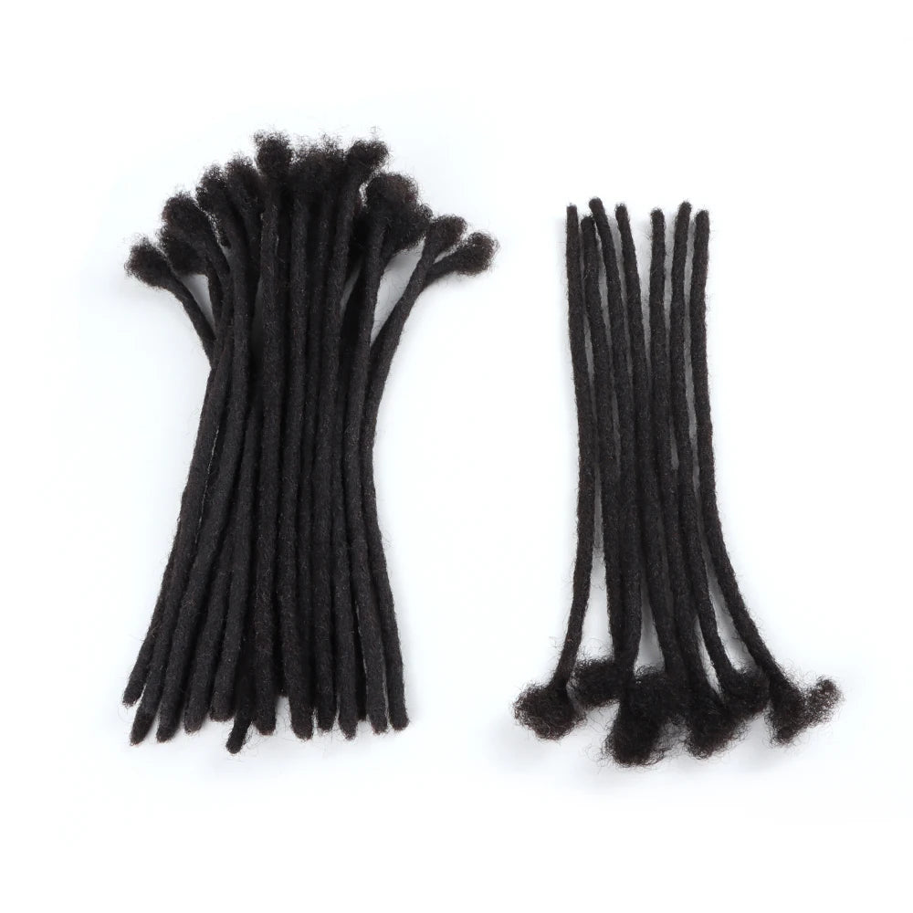 AHVast  100% Handmade Human Hair Locs Dreadlocks Extentions Afro Kinky Curly Hair Wholesale