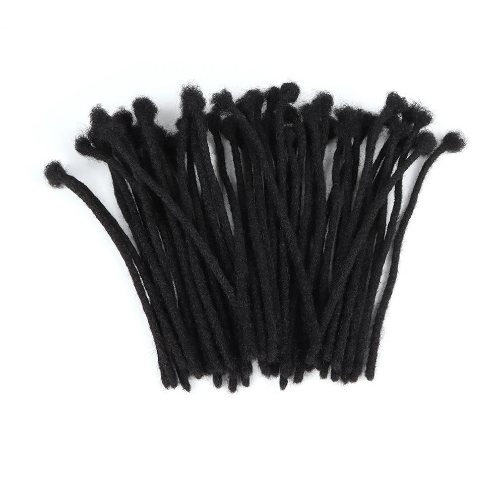 AHVast  100% Handmade Human Hair Locs Dreadlocks Extentions Afro Kinky Curly Hair Wholesale