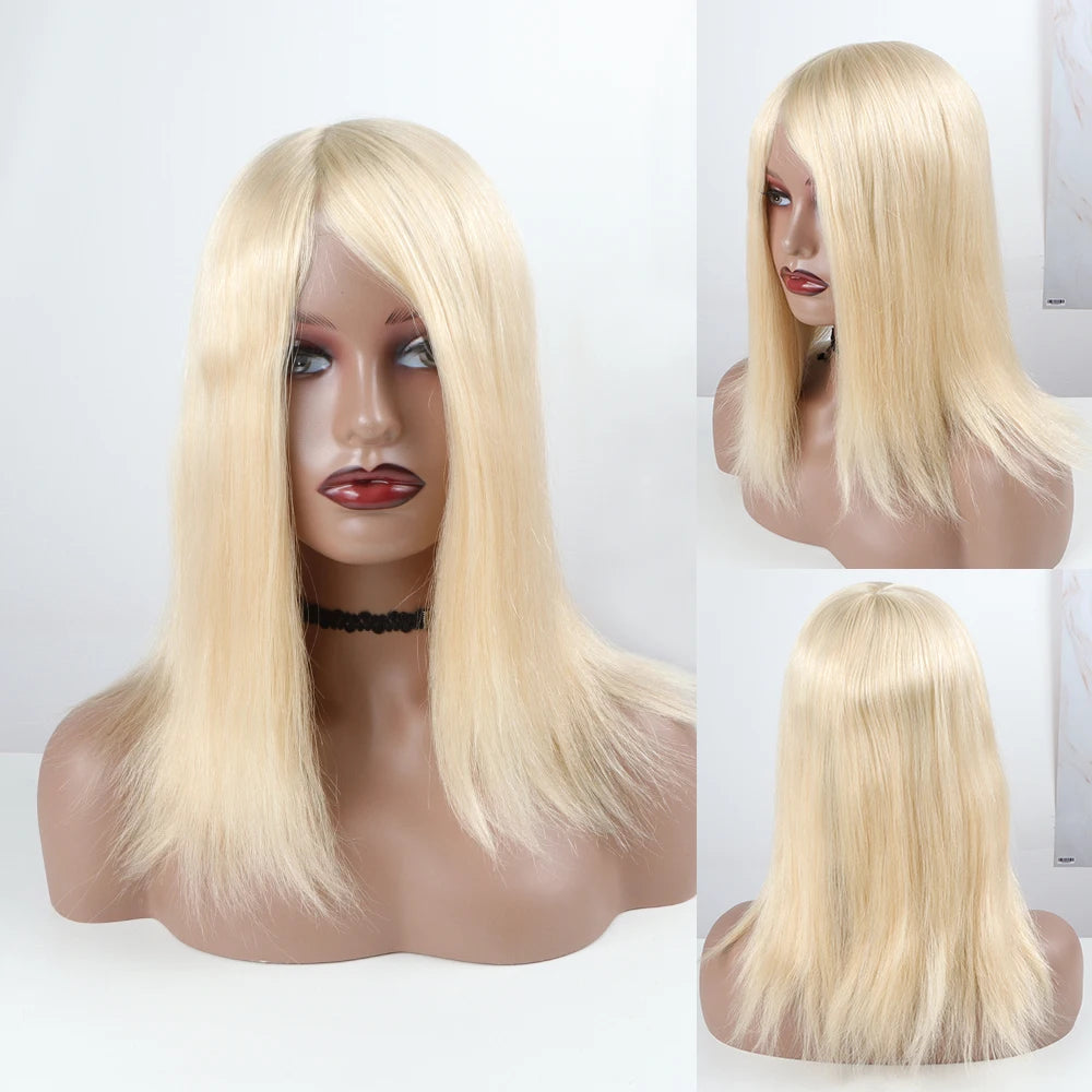 VAST Virgin European Human Hair Topper With 4 Clip In 5.5