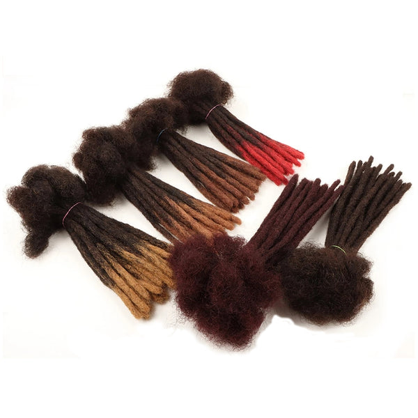 20/40/60 Strands Ombre Color 100% Soft Natural Afro Kinky Human Hair