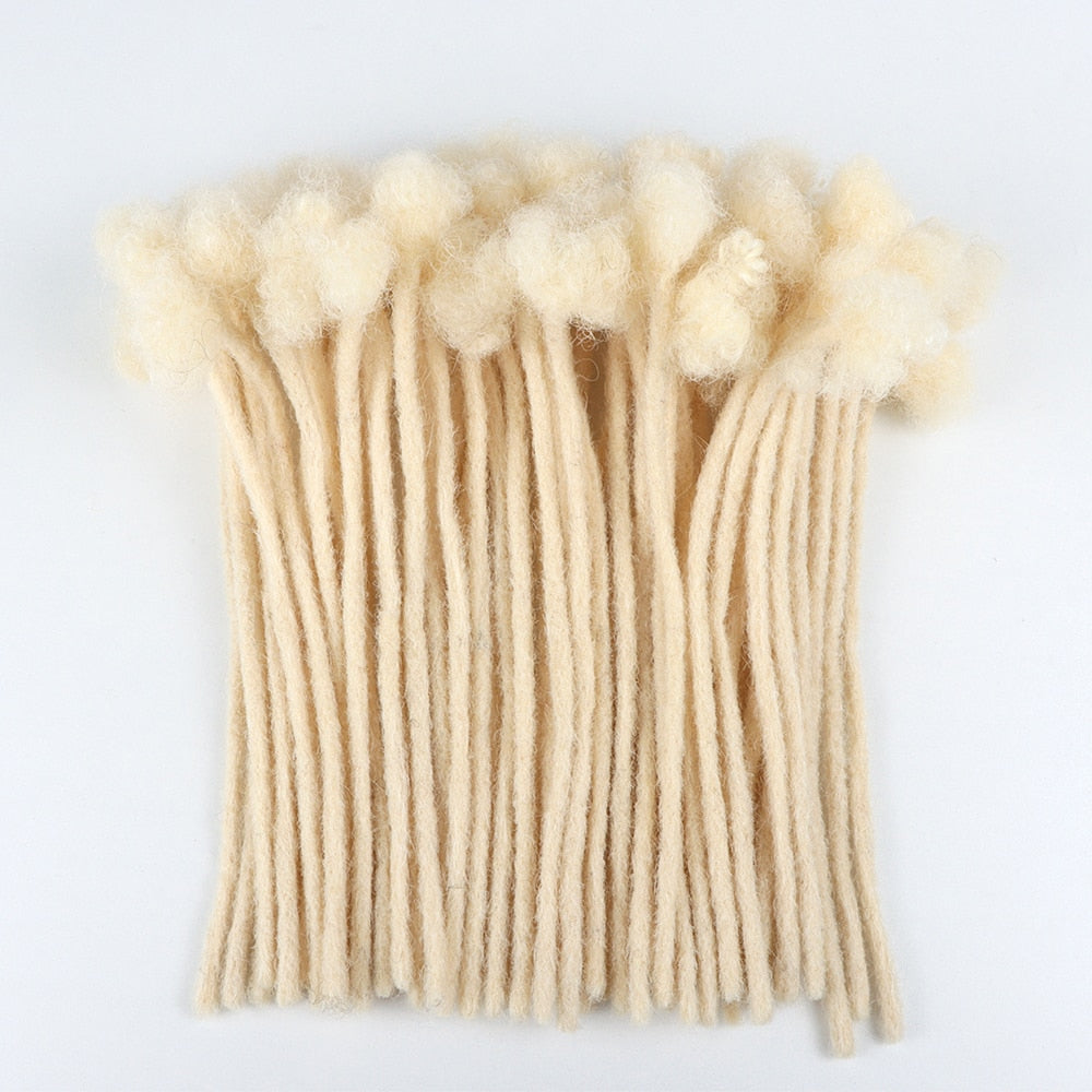 Dreads Extensions 100% Human Hair | Full Handmade 0.6cm Thickness 60 Strands