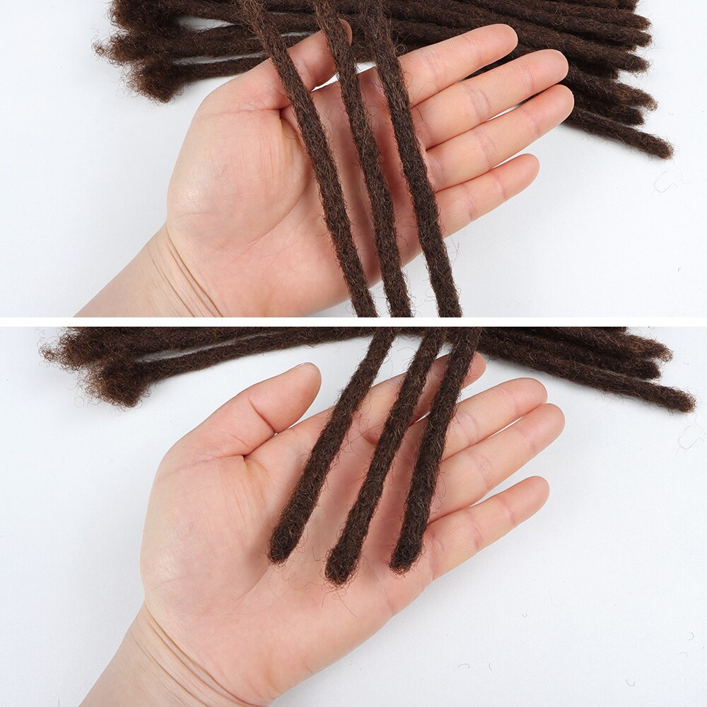 Handmade Dreads Extensions |Full Handmade 100% Human Hair Sisterlocks Soft Dreadlocks 60 Strands