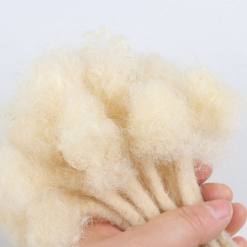 Dreads Extensions 100% Human Hair | Full Handmade 0.6cm Thickness 60 Strands