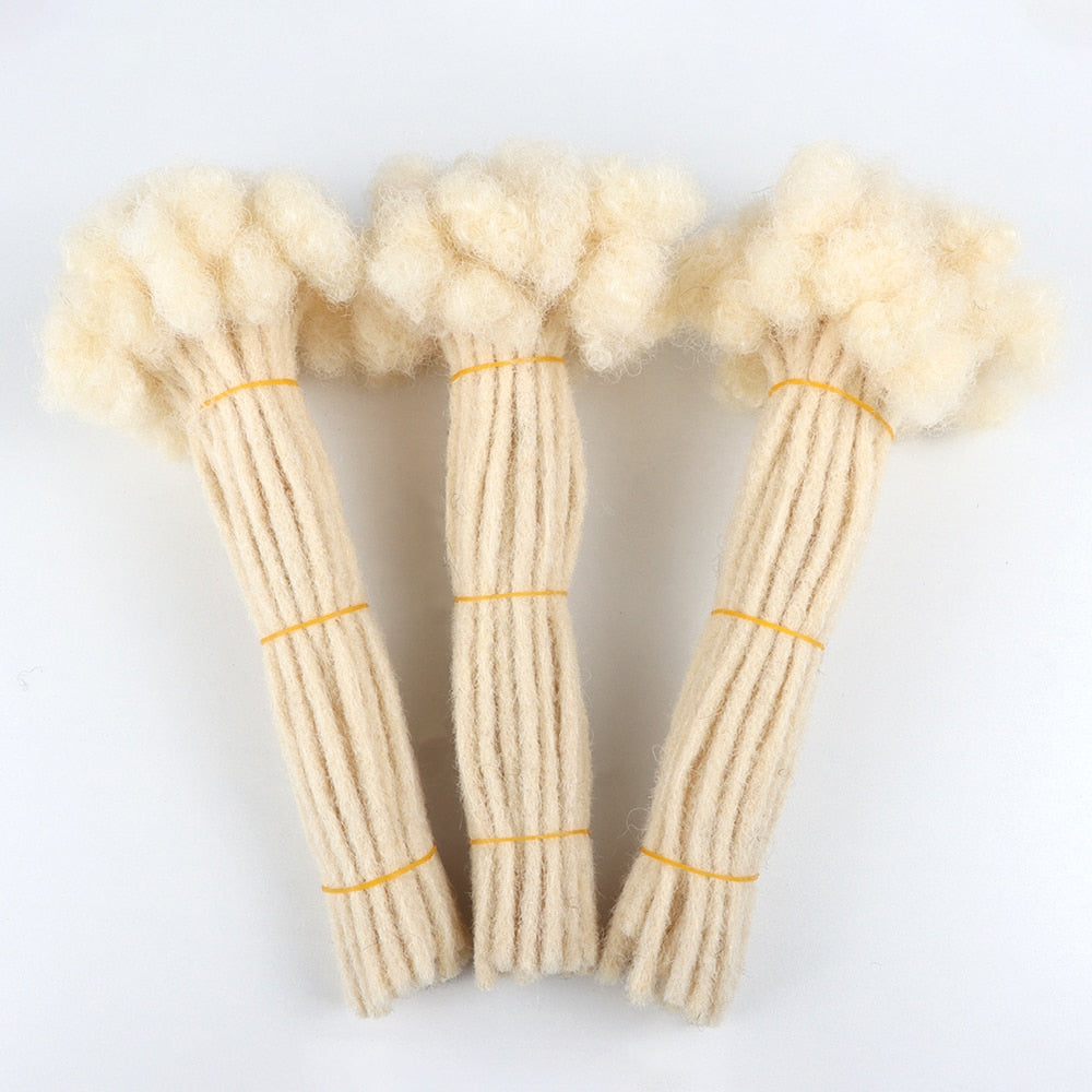 Dreads Extensions 100% Human Hair | Full Handmade 0.6cm Thickness 60 Strands