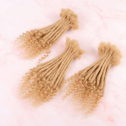 Curly Ends Locs |100% Human Hair Curly Ends Dreads Loc Extension