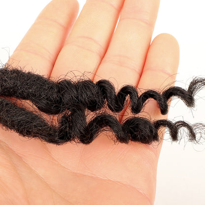 Curly Ends Locs |100% Human Hair Curly Ends Dreads Loc Extension