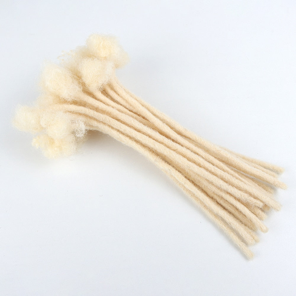 Dreads Extensions 100% Human Hair | Full Handmade 0.6cm Thickness 60 Strands