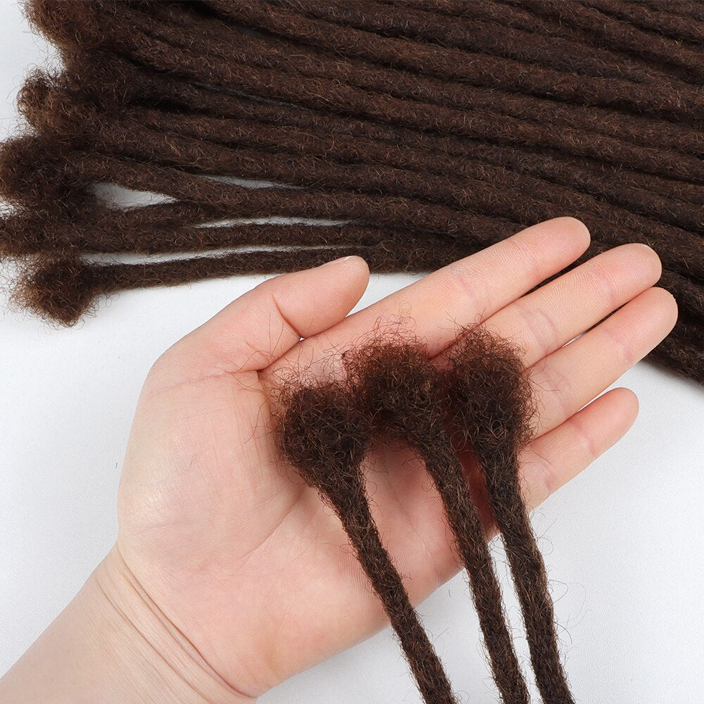 Handmade Dreads Extensions |Full Handmade 100% Human Hair Sisterlocks Soft Dreadlocks 60 Strands