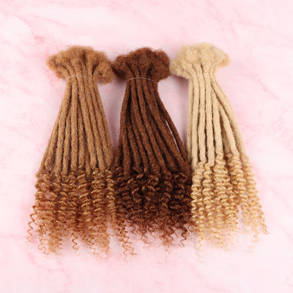 Curly Ends Locs |100% Human Hair Curly Ends Dreads Loc Extension