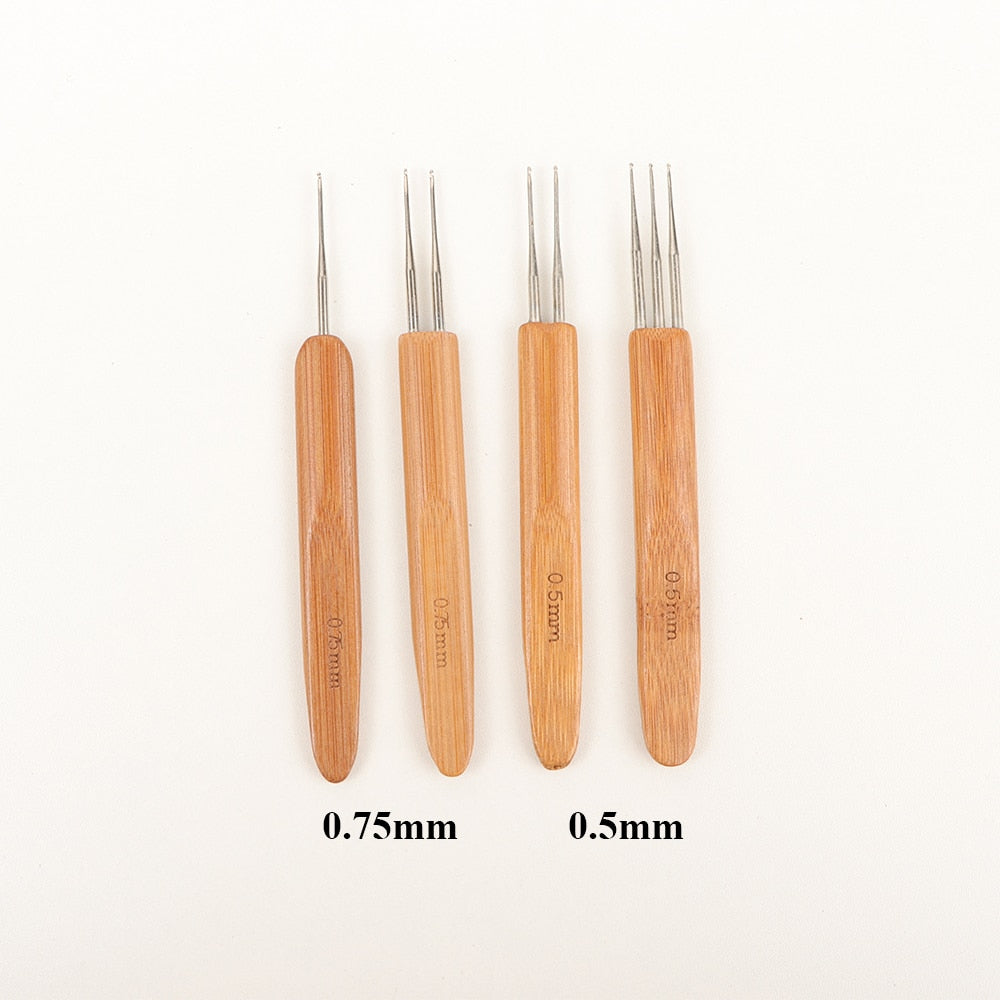 0.5mm Single Double Triple Crochet Needle For Locs