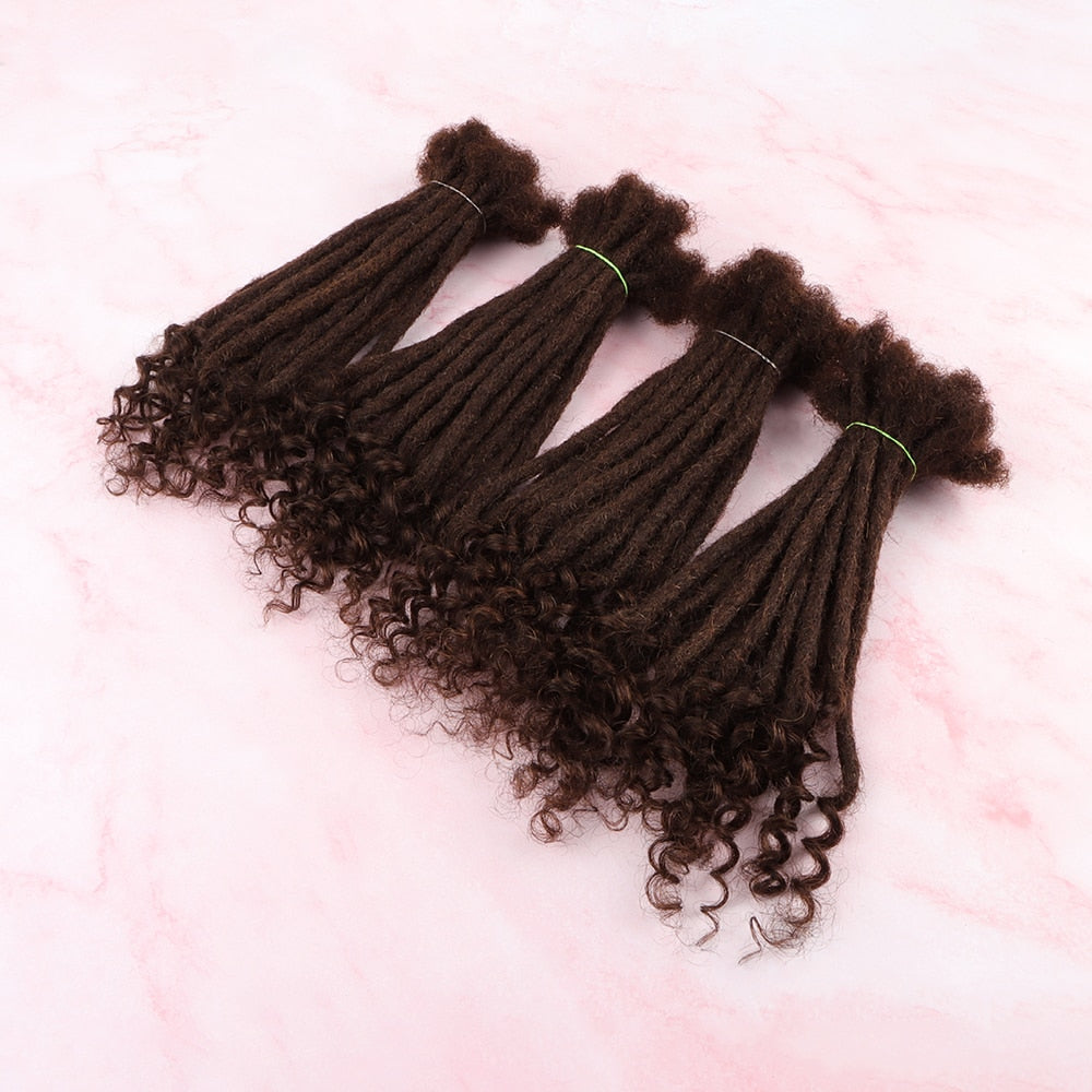 Curly Ends Locs |100% Human Hair Curly Ends Dreads Loc Extension
