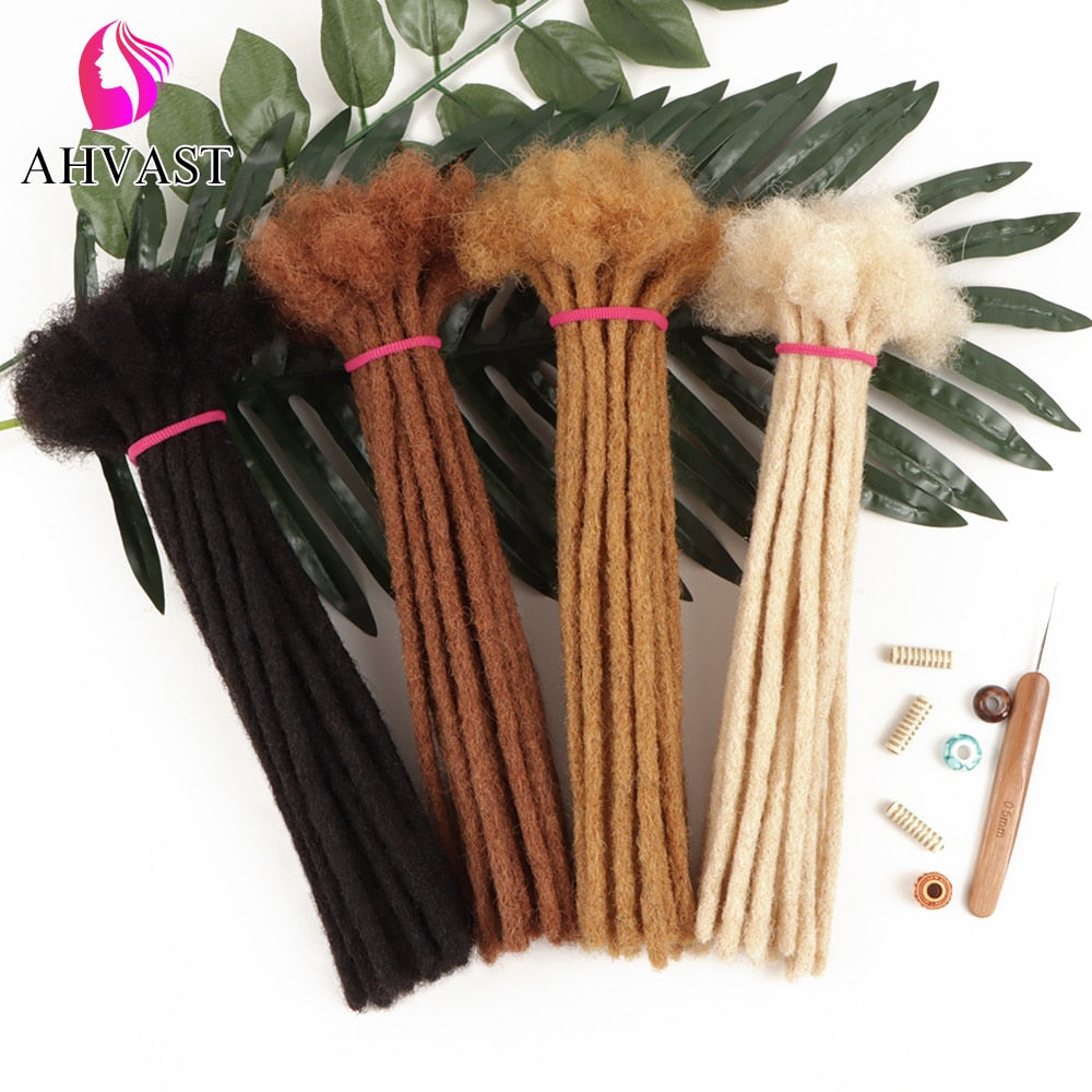 30 Color loc Extension | 100% Handmade Human Hair Dreadlocks