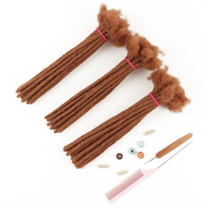 30 Color loc Extension | 100% Handmade Human Hair Dreadlocks