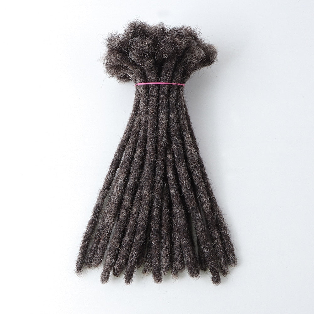 Salt And Pepper Color Cheap Dread Hair Extension