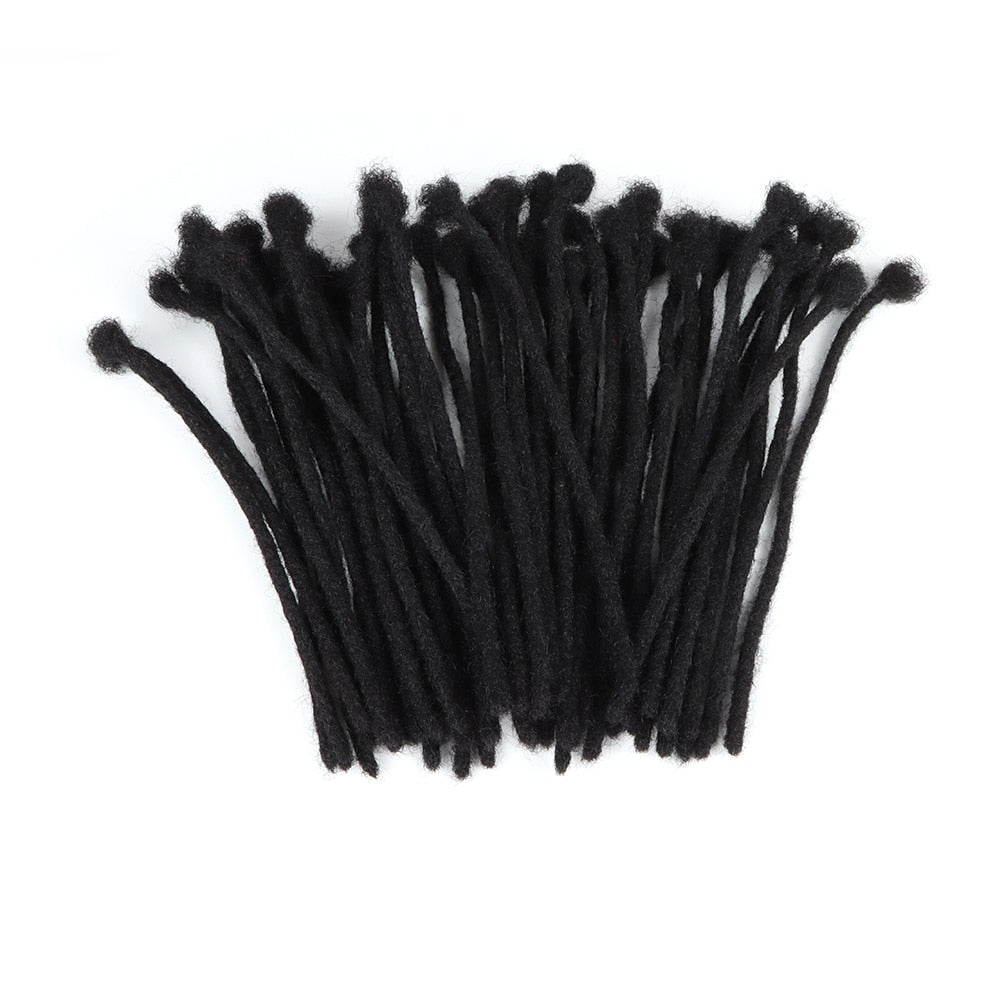 Human Hair Locs Extensions Natural Black Dreadlocks For Women and Men