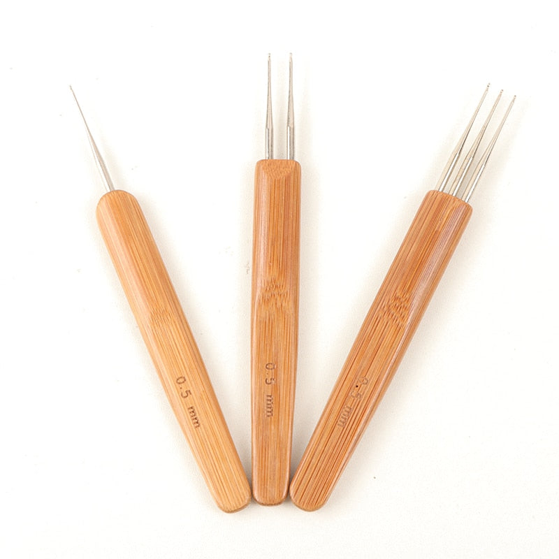 0.5mm Single Double Triple Crochet Needle For Locs