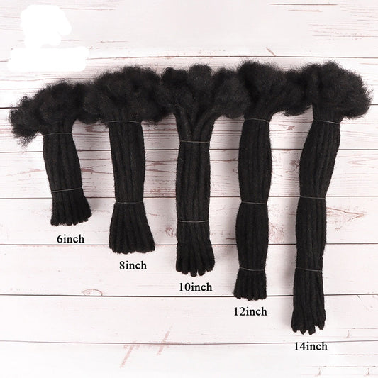 Human Hair Locs Extensions Natural Black Dreadlocks For Women and Men
