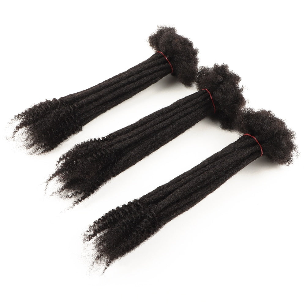 Curly Ends Locs |Human Hair Dreads Extensions