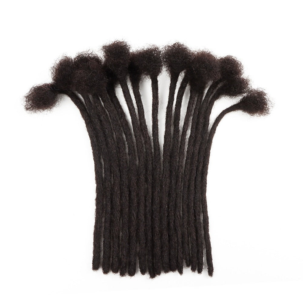 120 Strands Natural black Dreadlock Extension Loc