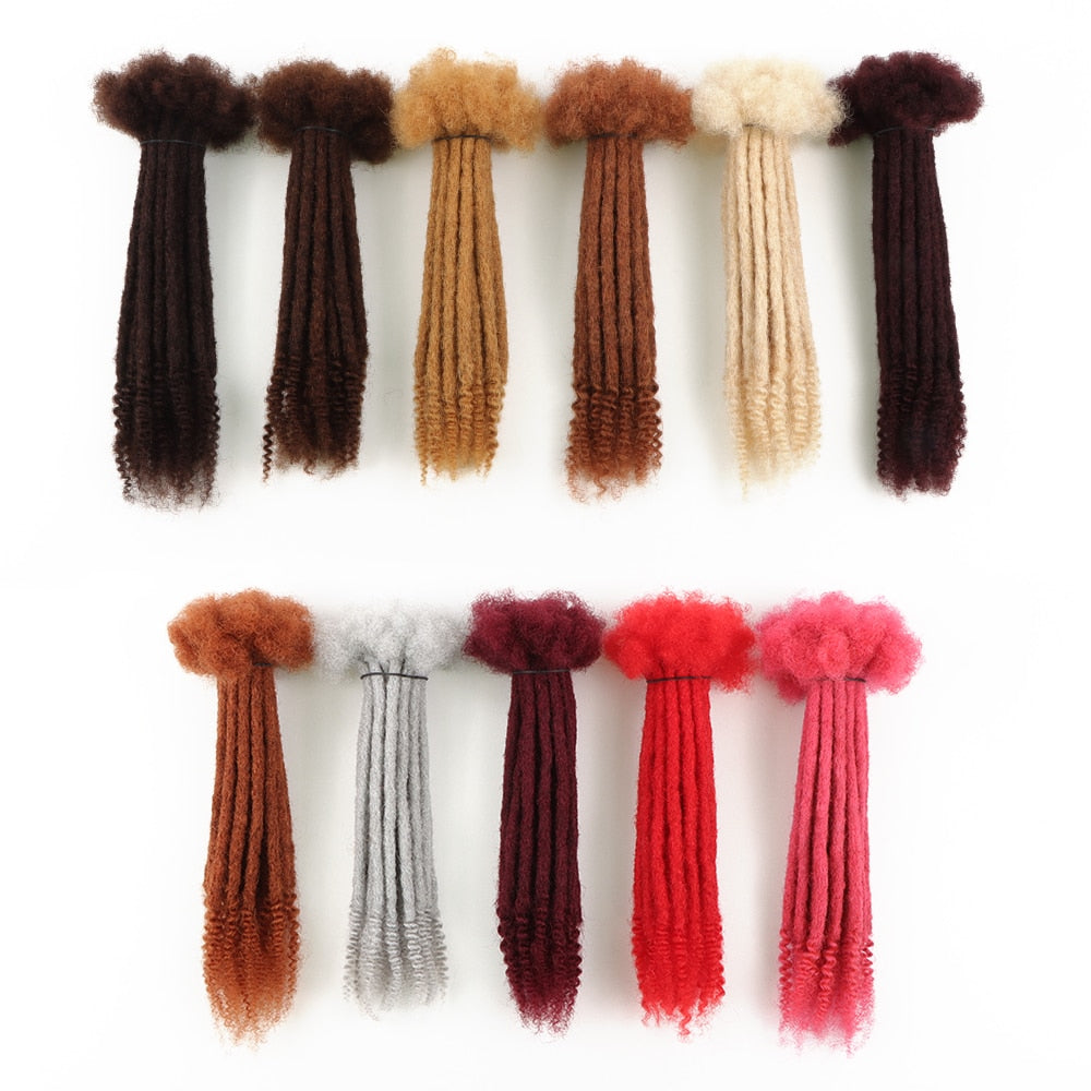 Curly Ends Locs |Human Hair Dreads Extensions