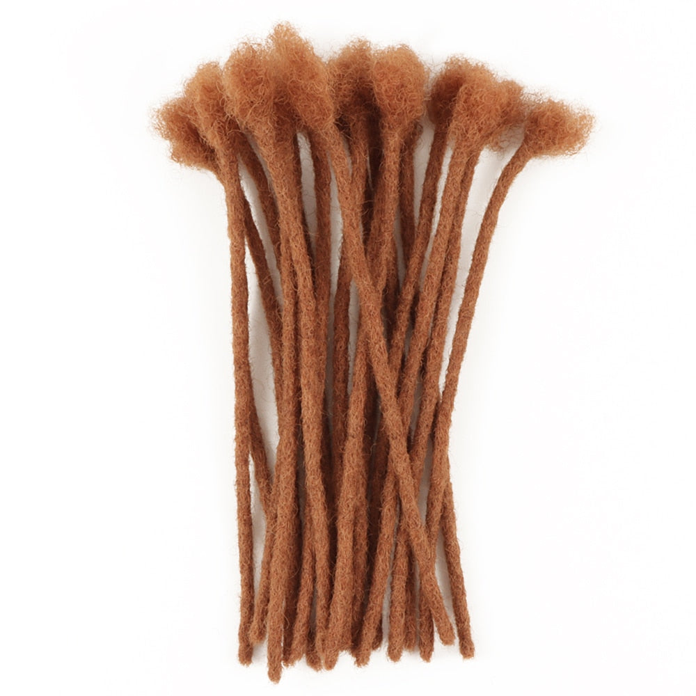 30 Color loc Extension | 100% Handmade Human Hair Dreadlocks