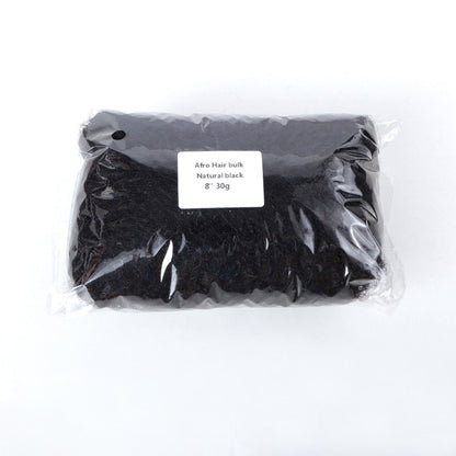 Natural Hair Extension Bulk | Natural Black